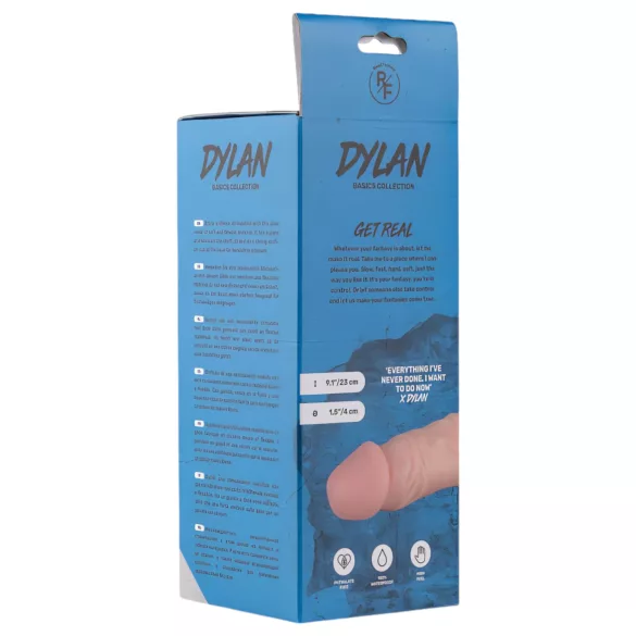 Real Fantasy Dylan - realistické dildo - 23 cm - tělová barva