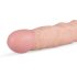 Real Fantasy Scott - realistické dildo - 25 cm (přírodní)