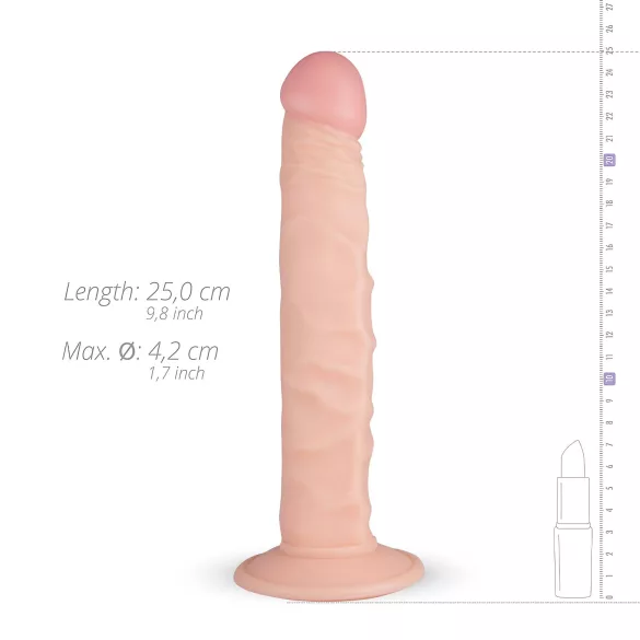 Real Fantasy Scott - realistické dildo - 25 cm - tělová barva