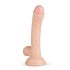 Real Fantasy Vince - dilda s varlaty a předkožkou - 19,5 cm (přírodní)