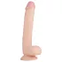 Real Fantasy Elvin - realistické dildo s varlaty - 28 cm - tělová barva
