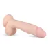 Real Fantasy Glynn - realistický vibrátor s akumulátorem - 25 cm - tělová barva