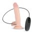 Real Fantasy Glynn - akumulátorový, realistický vibrátor - 25 cm (přírodní)
