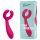 Easytoys Couple - akumulátorový, vodotěsný párový vibrátor (růžový)