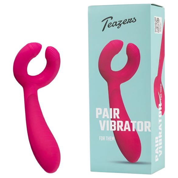 Easytoys Couple - akumulátorový, vodotěsný párový vibrátor (růžový)
