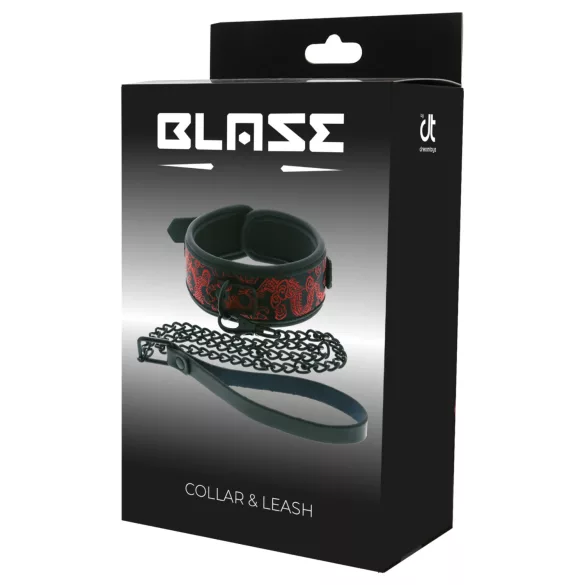 Dreamtoys Blaze - obojek a vodítko sada (červená)