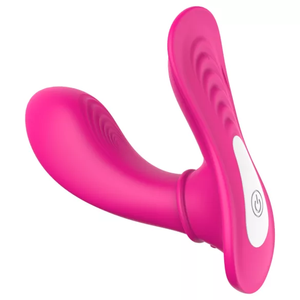 Dreamtoys Essentials - nositelné vibrační kalhotky s drážděním G-bodu (magenta)