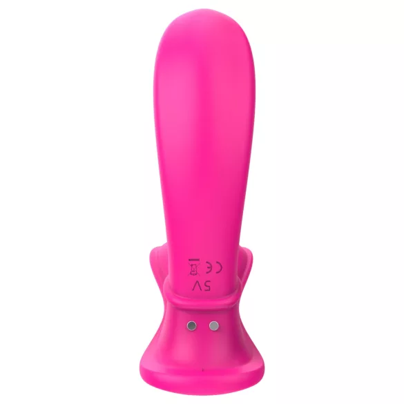 Dreamtoys Essentials - nositelné vibrační kalhotky s drážděním G-bodu (magenta)