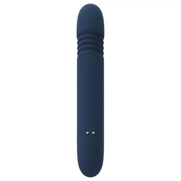 Goddess Zephyros - vibrátor s pístem a stimulací klitorisu - voděodolný - modrý