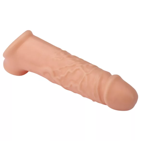 RealStuff - návlek na penis - prodlužující - přírodní 17 cm