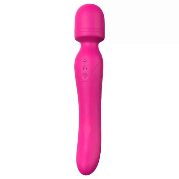Vibes of Love Wand - masážní vibrátor - akumulátor, zahřívací - růžový