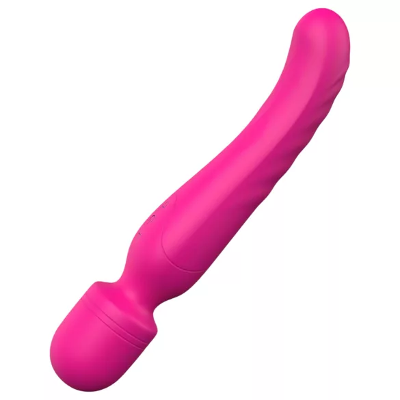 Vibes of Love Wand - masážní vibrátor - akumulátor, zahřívací - růžový