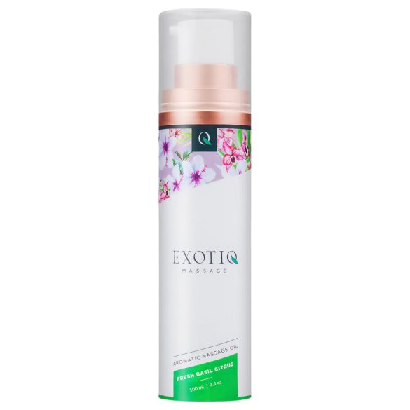 Exotiq - vonný masážní olej - bazalka-citron (100ml)