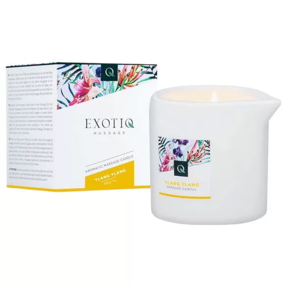 Exotiq - masážní svíčka s vůní ylang ylang - 200g