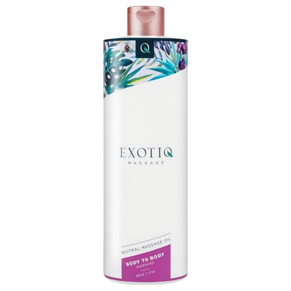 Exotiq Body To Body - hřejivý masážní olej (500ml)