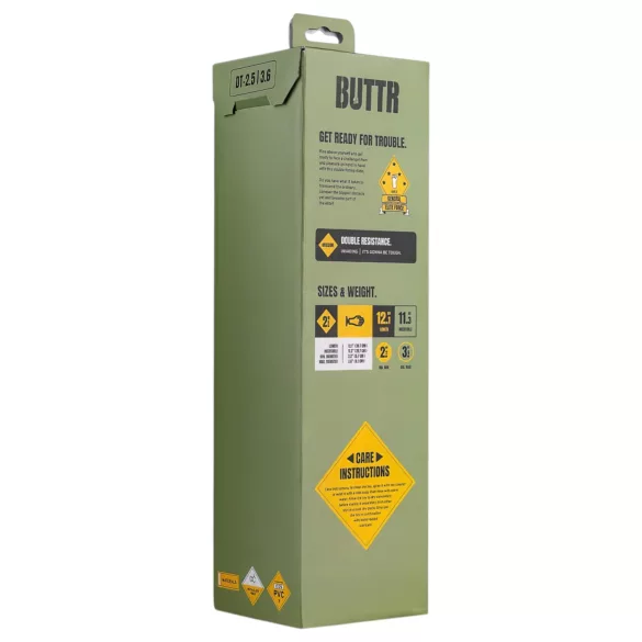 BUTTR - fisting dildo s přísavkou - černý