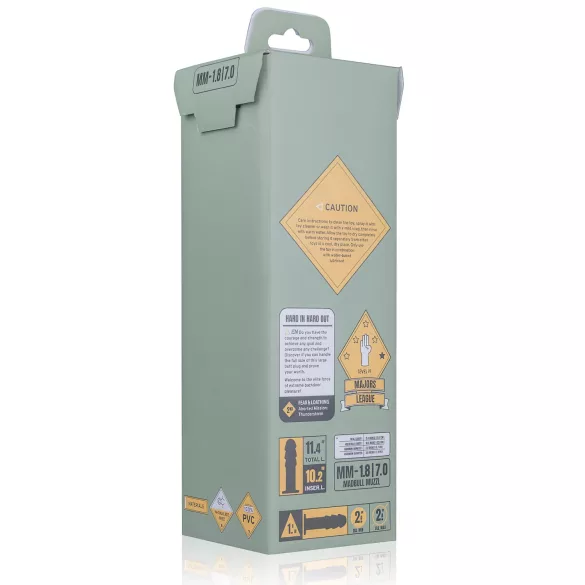 BUTTR Madbull Muzzl - dildo s přísavkou - černý