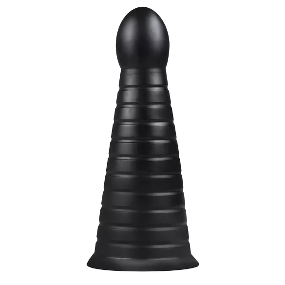 BUTTR Devil Dog - realistický dildo s přísavkou - černé