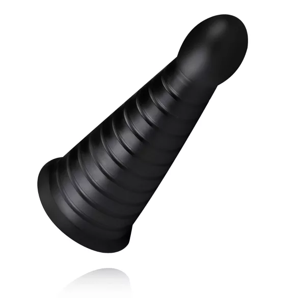 BUTTR Devil Dog - realistický dildo s přísavkou - černé