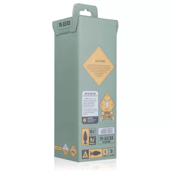 BUTTR Yellow Dog - dildo s přísavkou - černý