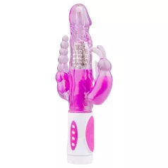 Easytoys Raving Rabbit - 3ramenný vibrátor (růžový)