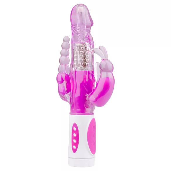 Easytoys Raving Rabbit - 3ramenný vibrátor (růžový)