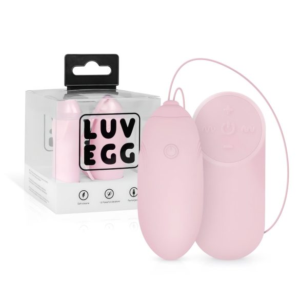LUV EGG - akumulátorové, dálkově ovládané vibrační vajíčko (růžové)