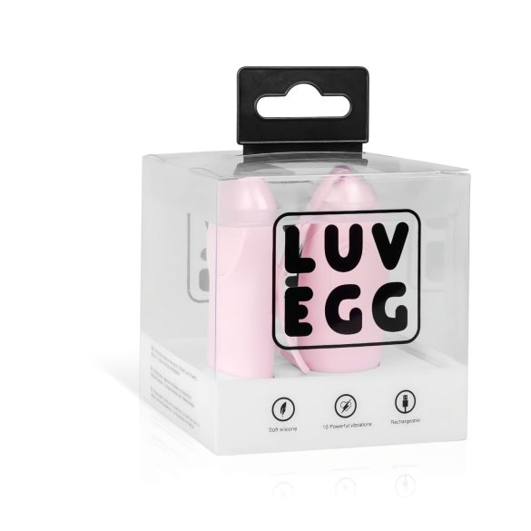 LUV EGG - akumulátorové vibrační vajíčko s rádiovým ovládáním (růžové)