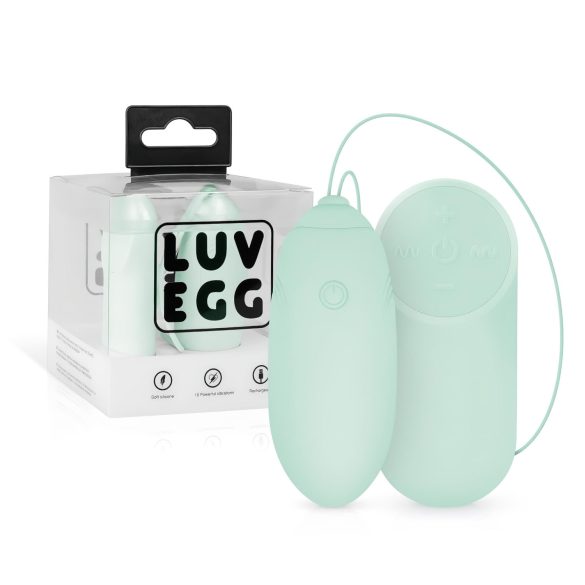 LUV EGG - akumulátorové vibrační vajíčko s rádiovým ovládáním (zelené)
