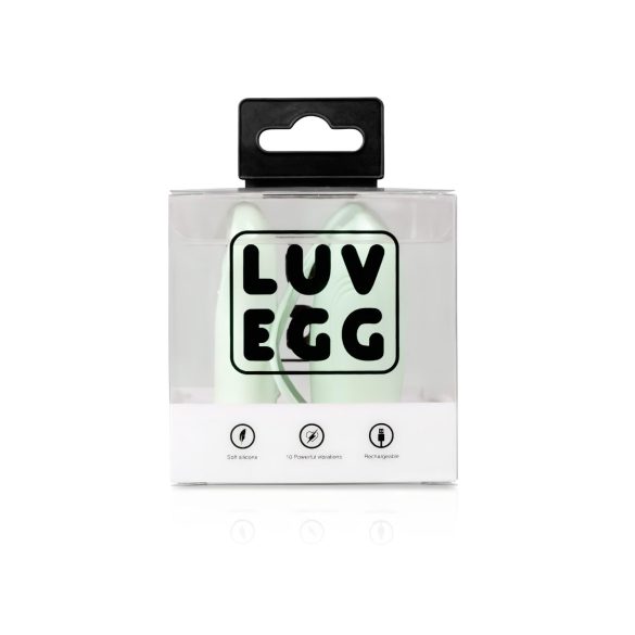 LUV EGG - vibrační vajíčko na dálkové ovládání - nabíjecí - zelené
