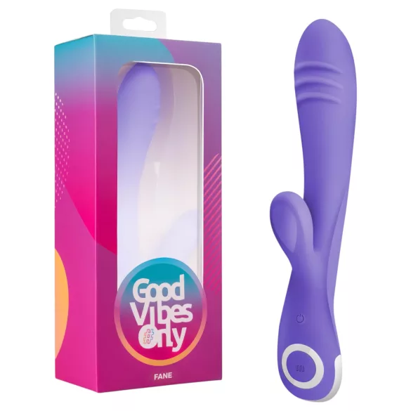 Good Vibes Only - vibrátor s králičím ramenem - stimulace klitorisu - fialová