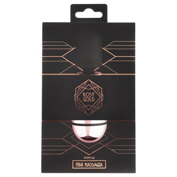 Rosy Gold - mini masážní vibrátor - dobíjecí - růžové zlato