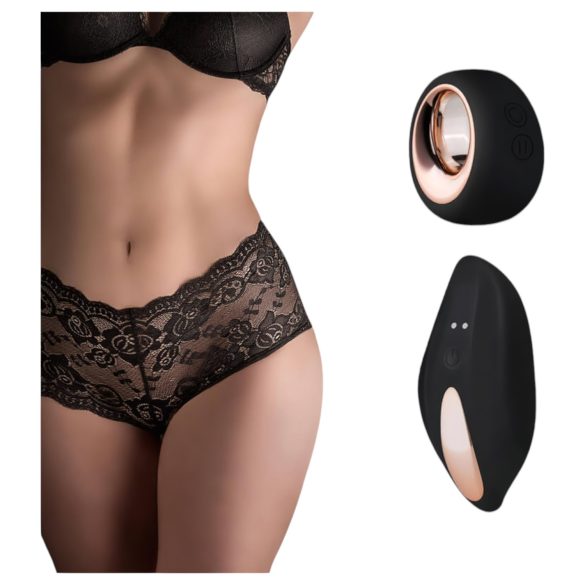 Pantyrebel - bezdrátové vibrační kalhotky s rádiovým ovládáním - černé (S-L)