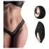 Pantyrebel - vibrační tanga s dálkovým ovládáním - krajka černá S-L