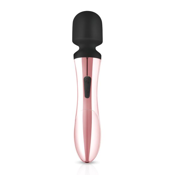 Rosy Gold Wand Curve - akumulátorový masážní vibrátor (růžovo-zlatý)