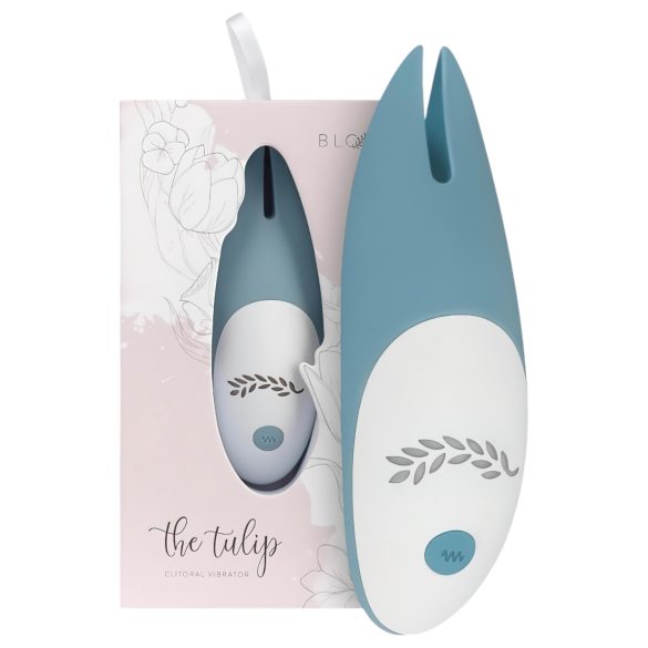 Bloom Tulip - silikonový vibrační stimulátor (tyrkysový)