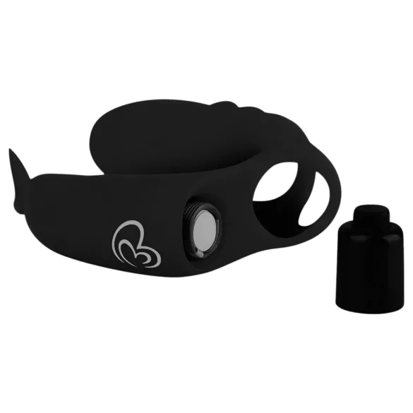 Easytoys - prstový vibrátor 2v1 - černý