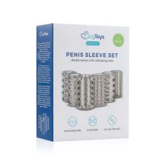 Easytoys - návlek na penis - sada návleků - šedá, 6 ks