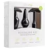 EasyToys Pleasure kit - různorodá sada análních kolíků (černá)
