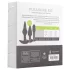 EasyToys Pleasure kit - různorodá sada análních kolíků (černá)