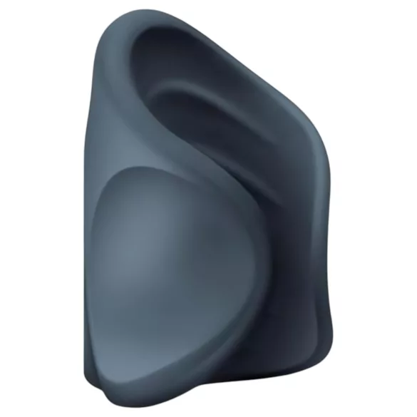 Boners - vibrační otevřený masturbátor - nabíjecí - šedý