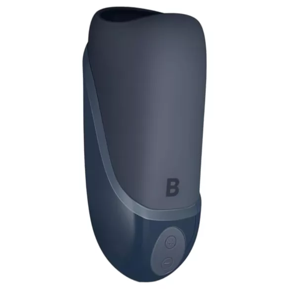 Boners - masturbátor na orální sex - vibrační, akumulátorový - šedý