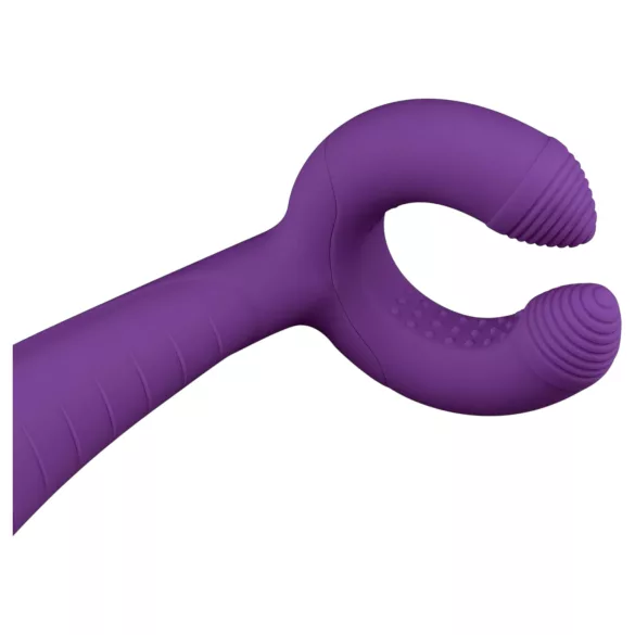 Easytoys - párový vibrátor - nabíjecí, vodotěsný - fialový