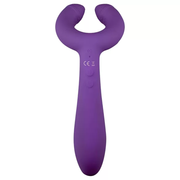 Easytoys - párový vibrátor - nabíjecí, vodotěsný - fialový