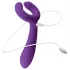 Easytoys - párový vibrátor - nabíjecí, vodotěsný - fialový