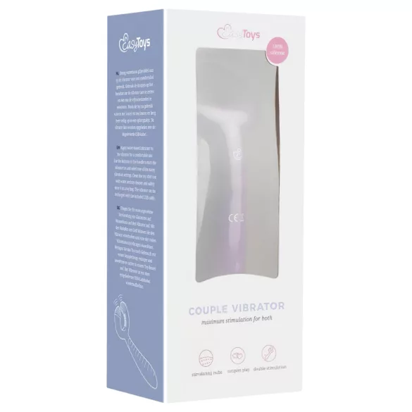 Easytoys - párový vibrátor - nabíjecí, vodotěsný - fialový