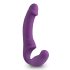 Easytoys - dobíjecí, připínací vibrátor bez popruhů (fialový)