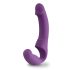Easytoys - dobíjecí, připínací vibrátor bez popruhů (fialový)