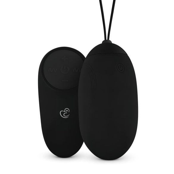 Easytoys - nabíjecí, vodotěsné, bezdrátové vibrační vajíčko (černé)