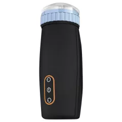   CRUIZR CM05 - automatický masturbační strojek - pohyblivý, sání - černá/modrá